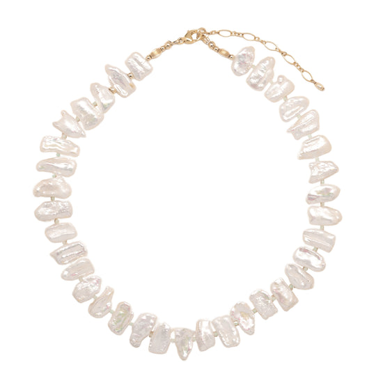 Biwa Pearl Necklace