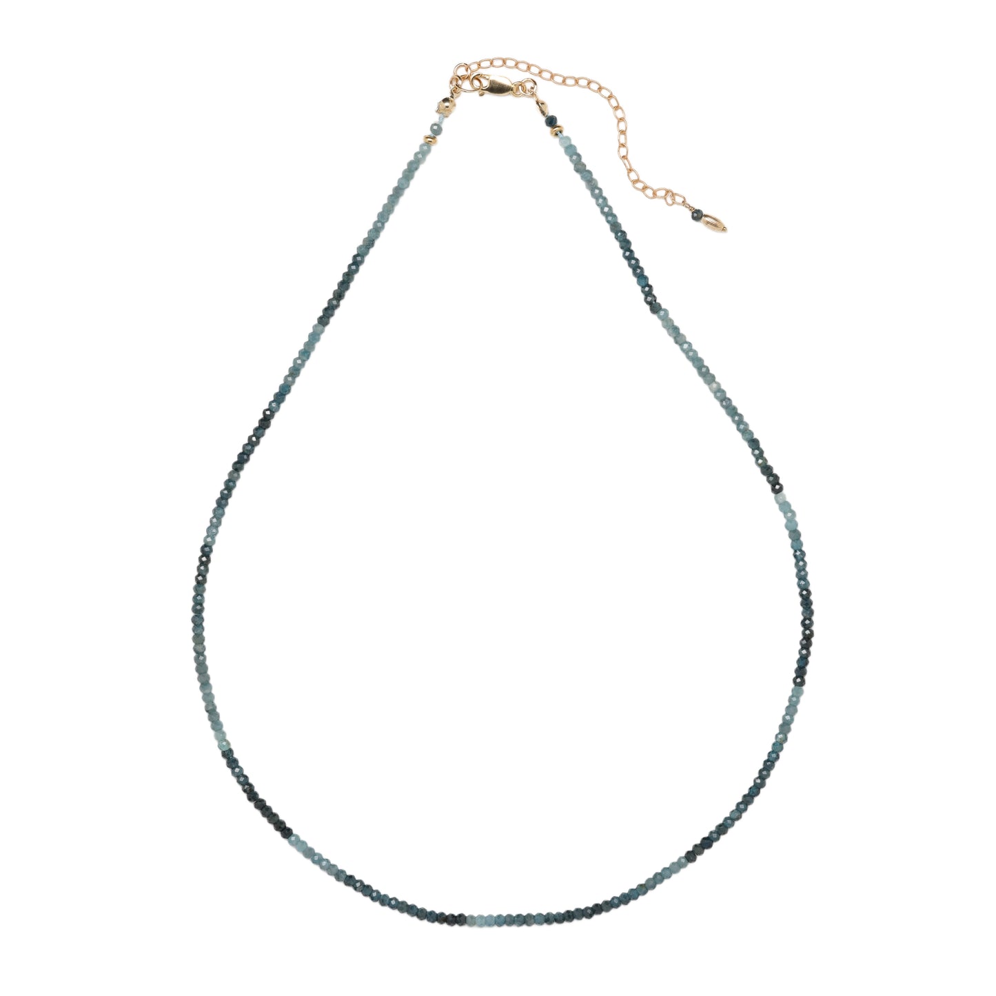 Tiny Blue Sapphire Necklace