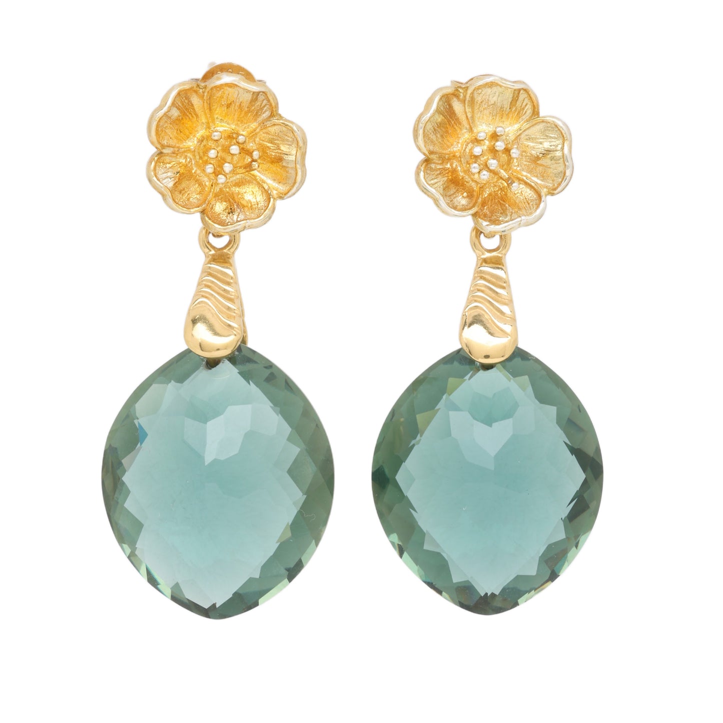 Green Tourmaline Earrings
