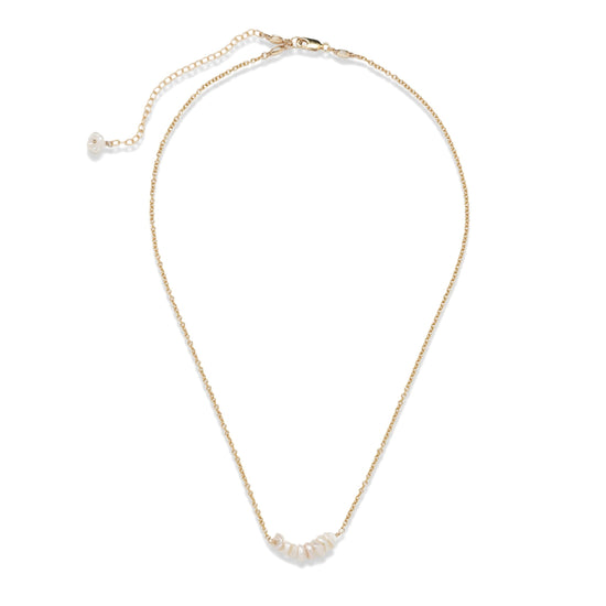 White Keishi Pearl Necklace