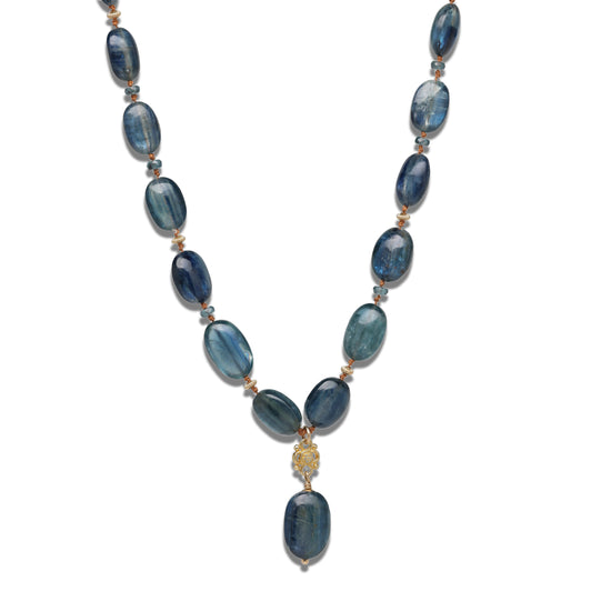 Tanzanian Kyanite Statement Necklace