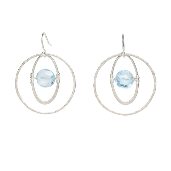 Topaz Galaxy Earrings