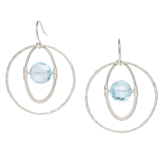 Topaz Galaxy Earrings
